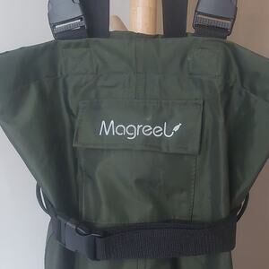 Magreel Youth Chest Waders Waterproof Fishing Hunting Size 28 Kids Green